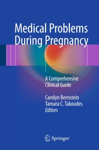 Cover image: Medical Problems During Pregnancy 9783319393261
