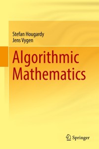 Cover image: Algorithmic Mathematics 9783319395579