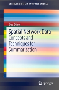 Cover image: Spatial Network Data 9783319396200