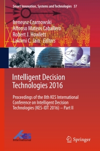 表紙画像: Intelligent Decision Technologies 2016 9783319396262