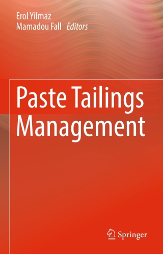 Imagen de portada: Paste Tailings Management 9783319396804