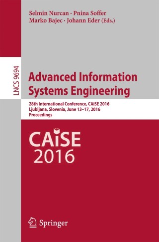 Cover image: Advanced Information Systems Engineering 9783319396958