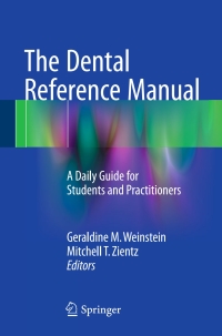 Cover image: The Dental Reference Manual 9783319397283