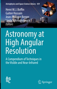 Cover image: Astronomy at High Angular Resolution 9783319397375