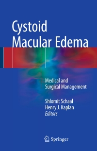 Cover image: Cystoid Macular Edema 9783319397641