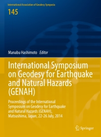 Imagen de portada: International Symposium on Geodesy for Earthquake and Natural Hazards (GENAH) 9783319397672