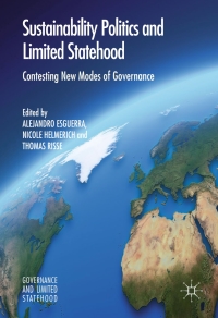 Cover image: Sustainability Politics and Limited Statehood 9783319398709