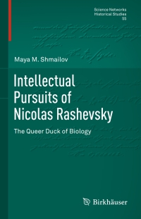 Cover image: Intellectual Pursuits of Nicolas Rashevsky 9783319399218