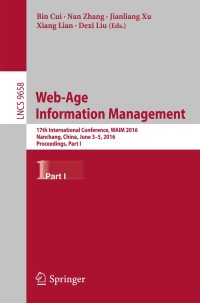 Cover image: Web-Age Information Management 9783319399362