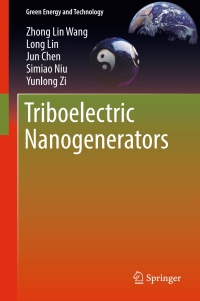 Imagen de portada: Triboelectric Nanogenerators 9783319400389