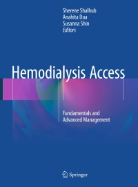 Imagen de portada: Hemodialysis Access 9783319400594