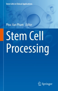 Cover image: Stem Cell Processing 9783319400716