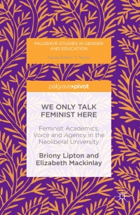 Cover image: We Only Talk Feminist Here 9783319400778