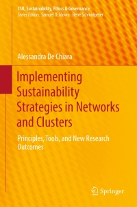Cover image: Implementing Sustainability Strategies in Networks and Clusters 9783319402000
