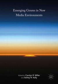 Imagen de portada: Emerging Genres in New Media Environments 9783319402949