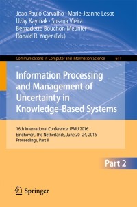 Imagen de portada: Information Processing and Management of Uncertainty in Knowledge-Based Systems 9783319405803