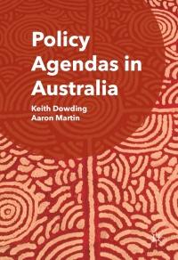 Cover image: Policy Agendas in Australia 9783319408040