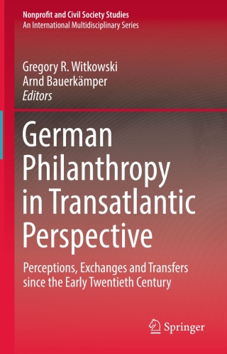 Omslagafbeelding: German Philanthropy in Transatlantic Perspective 9783319408378