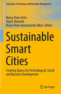 Imagen de portada: Sustainable Smart Cities 9783319408941
