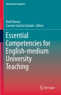 Cover image: Essential Competencies for English-medium University Teaching 9783319409542