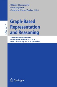 Titelbild: Graph-Based Representation and Reasoning 9783319409849