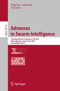 Cover image: Advances in Swarm Intelligence 9783319410081