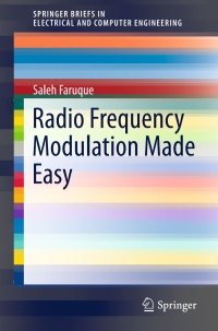 Cover image: Radio Frequency Modulation Made Easy 9783319412009