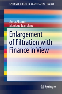 Cover image: Enlargement of Filtration with Finance in View 9783319412542