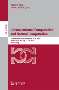 Cover image: Unconventional Computation and Natural Computation 9783319413112