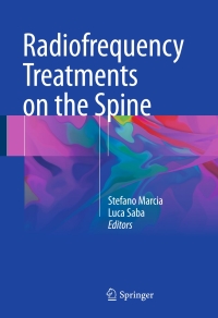 Cover image: Radiofrequency Treatments on the Spine 9783319414614