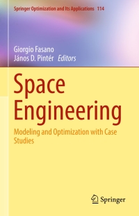 Cover image: Space Engineering 9783319415062