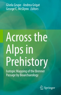 Cover image: Across the Alps in Prehistory 9783319415482