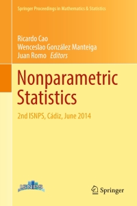 Imagen de portada: Nonparametric Statistics 9783319415819