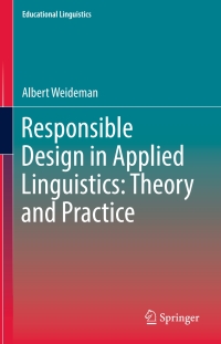 Imagen de portada: Responsible Design in Applied Linguistics: Theory and Practice 9783319417295