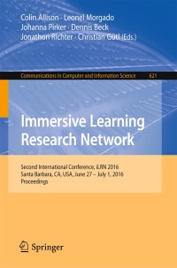 Cover image: Immersive Learning Research Network 9783319417684