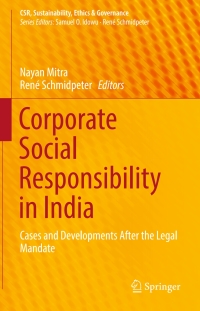 Cover image: Corporate Social Responsibility in India 9783319417806