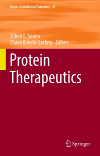 Titelbild: Protein Therapeutics 9783319418162