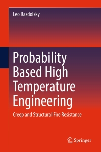 Imagen de portada: Probability Based High Temperature Engineering 9783319419077