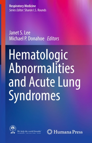 Cover image: Hematologic Abnormalities and Acute Lung Syndromes 9783319419107