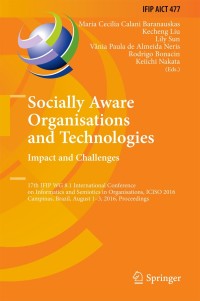 Imagen de portada: Socially Aware Organisations and Technologies. Impact and Challenges 9783319421018