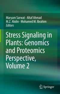 Cover image: Stress Signaling in Plants: Genomics and Proteomics Perspective, Volume 2 9783319421827