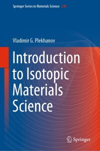 Cover image: Introduction to Isotopic Materials Science 9783319422602