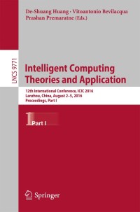 Cover image: Intelligent Computing Theories and Application 9783319422909