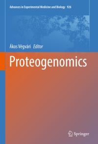 Imagen de portada: Proteogenomics 9783319423142