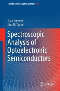 Cover image: Spectroscopic Analysis of Optoelectronic Semiconductors 9783319423470