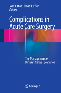 Omslagafbeelding: Complications in Acute Care Surgery 9783319423746