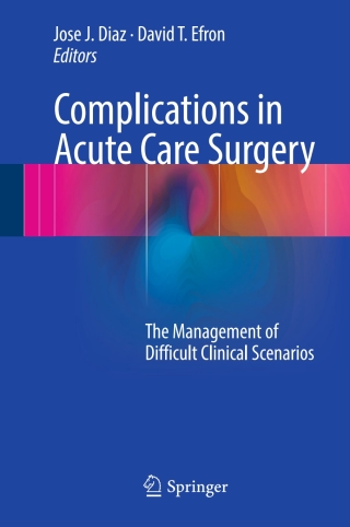 Cover image: Complications in Acute Care Surgery 9783319423746