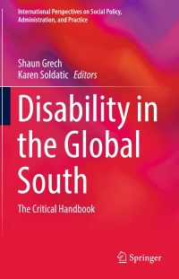 Cover image: Disability in the Global South 9783319424866