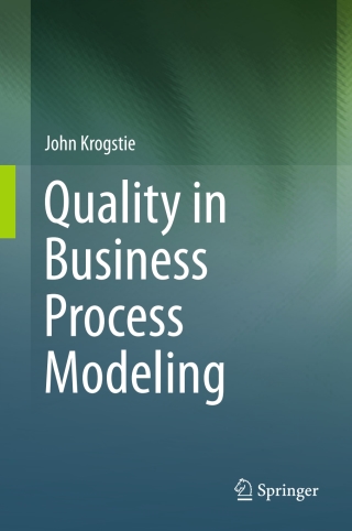 Titelbild: Quality in Business Process Modeling 9783319425108