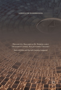 Imagen de portada: Polarity, Balance of Power and International Relations Theory 9783319426518